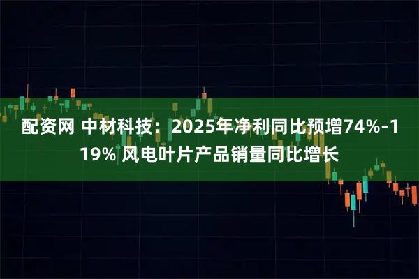 配资网 中材科技：2025年净利同比预增74%-119% 风电叶片产品销量同比增长