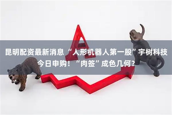 昆明配资最新消息 “人形机器人第一股”宇树科技今日申购！“肉签”成色几何？